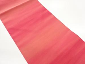 綴れ抽象縞模様織出し名古屋帯